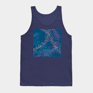 Rainbow Sparkles Abstract Pattern Tank Top